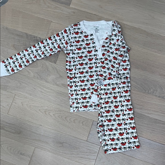 Roller Rabbit Red and White Kids Pajama Set